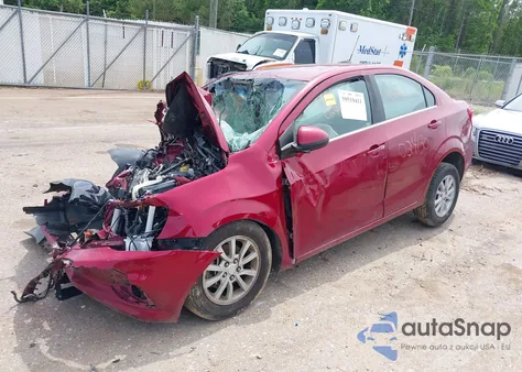 2017 Chevrolet Sonic Lt Auto из США, поврежденный, VIN 1G1JD5SH7H4121727